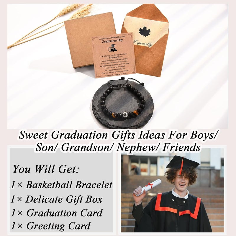 EFVISD Store Soccer Football Basketball Baseball Hockey Bracelet Gifts for Boys Players Team Lovers Son Grandson Brother Nephew Friend as Birthday/Valentines Day/Graduation/Back to School/Christmas Gifts - Image 5